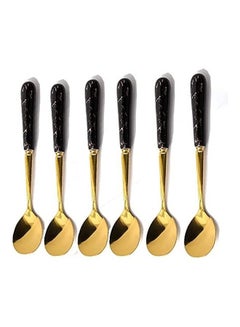 Buy 6-Piece Dinnerware Cutlery Set Multicolour in Saudi Arabia