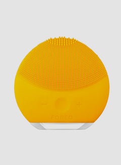 Buy Luna Mini 2 Facial Cleansing Brush Sunflower Yellow 1.3 x 3.2 x 3inch in Egypt