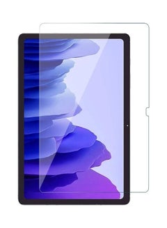 Buy Tempered Glass Screen Protector For Samsung Galaxy Tab A7 Clear in UAE