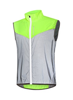 Buy Reflective Sleeveless Cycling Vest L in Saudi Arabia