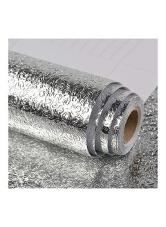 Buy Waterproof Self Adhesive Foil Sticker Silver 40x5cm in UAE