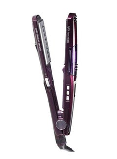 Buy 369 Hair Straightener Nano Titanium Ceramic Coating- Soft And Strong High-Performance Heating Up To 230°C Ceramic Plates For Smooth And Shiny Results - ST395SDE Purple in UAE