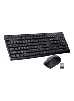 Buy Wireless Mouse and Keyboard Combo Black in UAE