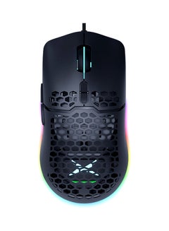 Buy Wired Gaming Mouse with Sensor and DPI RGB Light Effect in Saudi Arabia