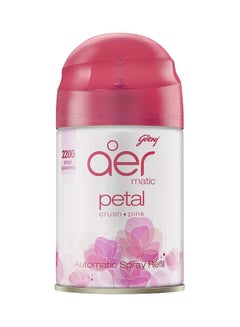 Buy aer matic Automatic Air Freshener Refill Petal Crush Pink 225ml in UAE