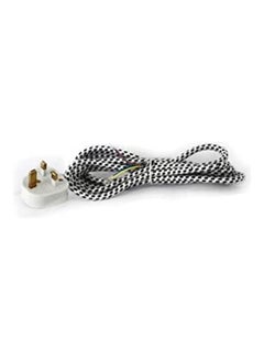 Buy Electric Iron Power Cord UK Plug White/Black 3meter in UAE