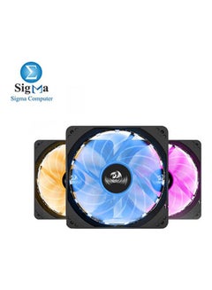 Buy Computer Case 120Mm Pc Cooling Fan Rgb Led Quiet High Airflow Adjustable Color Led Fan in Egypt