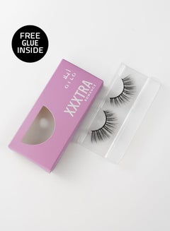 Buy XXXTRA Romance False Eyelashes Length Black in UAE