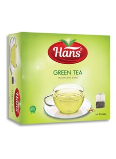 اشتري أكياس الشاي الأخضر 2جرام عبوة من 100 قطعة في الامارات