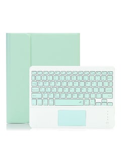 Buy Detachable BT Keyboard Case with Touchpad Charging Pen Slot Compatible with Apple iPad Pro11 Green in Saudi Arabia
