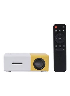 Buy Mini LED Projector 600 Lumens BS600 AK-11094-AGM284 White/Yellow in Egypt