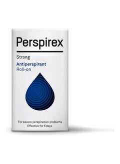 Buy Strong Antiperspirant Roll On White/Blue 20ml in UAE