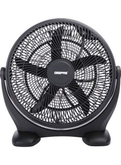 Buy Personal High Performance Box Fan with 3 Speed Controls and 5 Leaf Blades 180 Degree Adjustable Angle and Efficient Cooling GF21138 Black in UAE