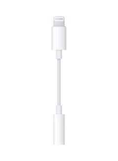 Buy Headphone Jack Adapter For Apple White in Saudi Arabia