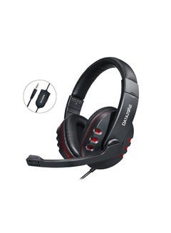 Buy Gaming Headset 3.5 mm,Wired Professional, Noise Reduction For Smart Devices, PC, Laptop, PlayStation, Xbox DZ-900i in Saudi Arabia