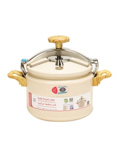 اشتري 12L Pressure Cooker Beige/Wood 12لتر في السعودية