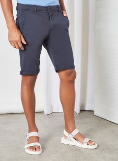 اشتري Roll Up Hem Chino Shorts أزرق في السعودية