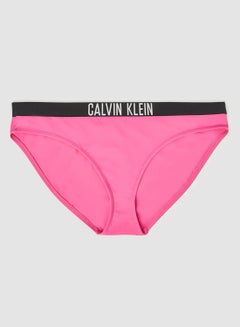 Buy Plus Size Logo Bikini Bottoms Pink in UAE