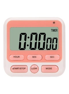 Buy Digital Timer Pink/White in Saudi Arabia