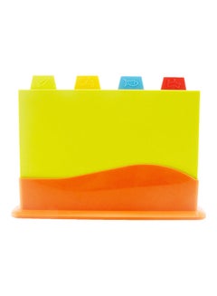 Buy 4-Piece Chopping Board With Holder Multicolour in UAE