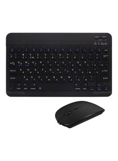 Buy 2-Piece Universal Type BT Keyboard and Mouse Set Black in UAE