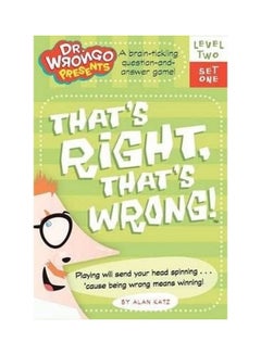 اشتري That's Right, That's Wrong! Level Two Set One paperback english في الامارات