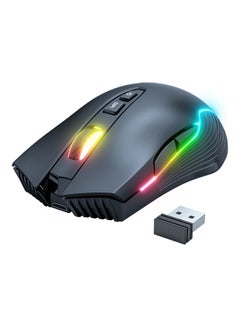 Buy 2.4G Wireless Gaming Mouse with 7-Programmable Button Black in UAE