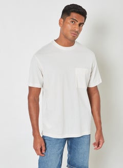 Buy Relaxed Fit Pocket T-Shirt Mix Paper in Saudi Arabia