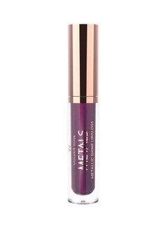 Buy Metals Metallic Shine Lipgloss 07 Wine Red in UAE