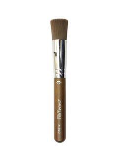 Buy Pro Makeup Brush Brown/Silver in Saudi Arabia