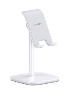 Buy Cell Phone Stand Holder, Desk Cellphone Holder Adjustable Phone Desk Stand Dock white in Egypt