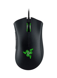 Buy DeathAdder Essential Wired Gaming Mouse Black/Green in UAE