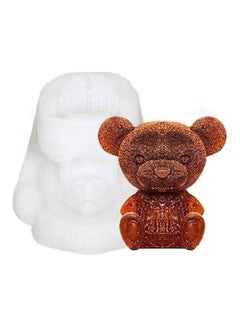 Buy Teddy Bear Silicone Mould Clear 3.2x5.5cm in Saudi Arabia