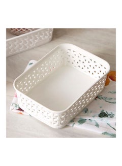 Buy Spectra Royal Storage Basket White in UAE