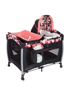 Buy Resort Elite Nursery Center Cradle - Black/Pink/White in Saudi Arabia