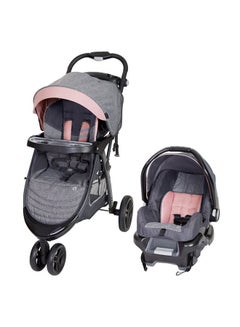 Buy Skyline 35 Stroller Travel System - Starlight Pink/Grey in UAE