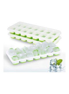 Buy Ice Cube Trays With Lids B116 Multicolour in UAE