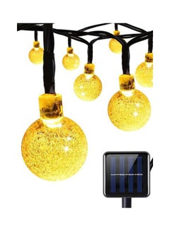 Buy 30 LED Festival Solar String Light Yellow/Black 8x19cm in UAE