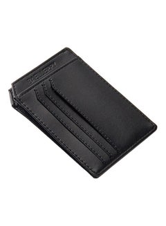 Buy Slim Casual Card Holder Black in UAE