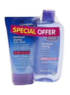 Buy Blackhead Clearing Cleanser With Scrub Blue 200+150ml in UAE