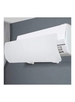 Buy Adjustable Air Conditioner Cover Anti Direct Wind Deflector J149 White in UAE