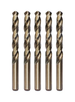 Buy 5-Piece HSS Drill Bit Set Silver 11x142mm in UAE