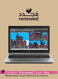 Buy Renewed - Zbook 15 G5 (2019) Laptop With 15.6-Inch Display, Intel Core i7 Processor/8th Gen/16GB RAM/1TB SSD/4GB Nvidia GeForce GTX Series Graphics With English/Arabic Keyboard Silver in UAE