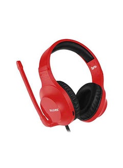 Buy Sades Spirits Wired Gaming Headset Over-Ear Headphones With Mic Volume Control, Noise Canceling For PC, MAC, PS4, Xbox SA-721-Red in Saudi Arabia