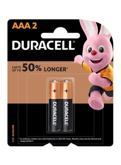Buy 2-Piece AAA Batteries Black/Copper in Saudi Arabia