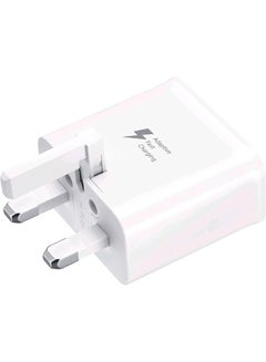 Buy UK Micro USB Travel Fast Charging Adaptor White in UAE