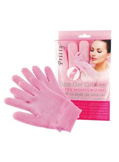 Buy 1 Pair Spa Gel Gloves Pink 300grams in UAE