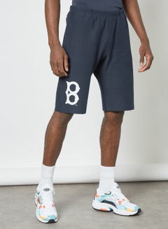 Buy Boston MLB Reverse Weave Shorts Blue in UAE