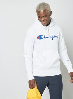 white champion hoodie outfit