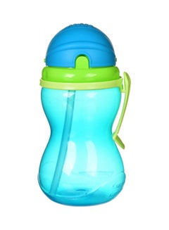 Buy Canpol babies Sport Cup with Silicon Flip-top Straw 370ml green in Saudi Arabia